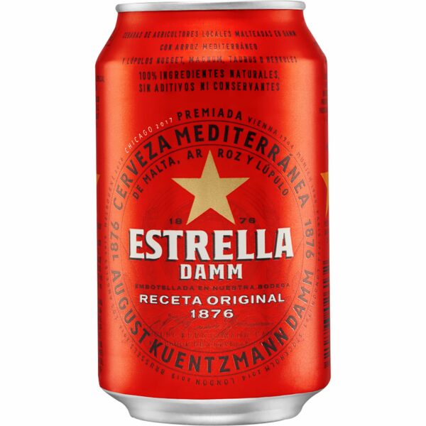 EST.DAMM Cerveza Lata. 0,33 L