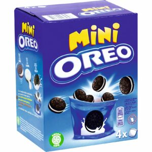 OREO Galletas Mini de Cacao Rellenas de Crema