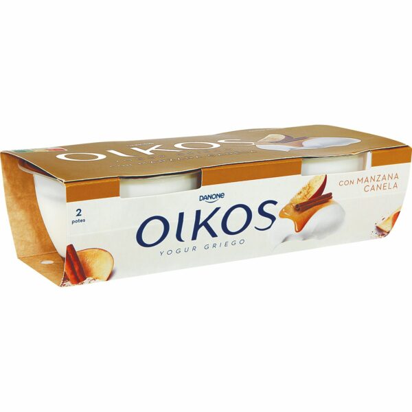 DANONE Yogur Griego Oikos con Manzana - Canela 2