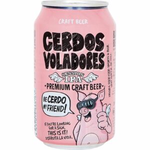 C.VOLADORES Cerveza Artesana IPA Lata 0,33 L