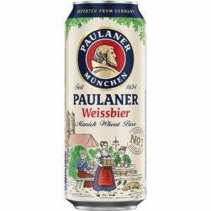 PAULANER Cerveza Trigo Alemana Lata 0,5 L