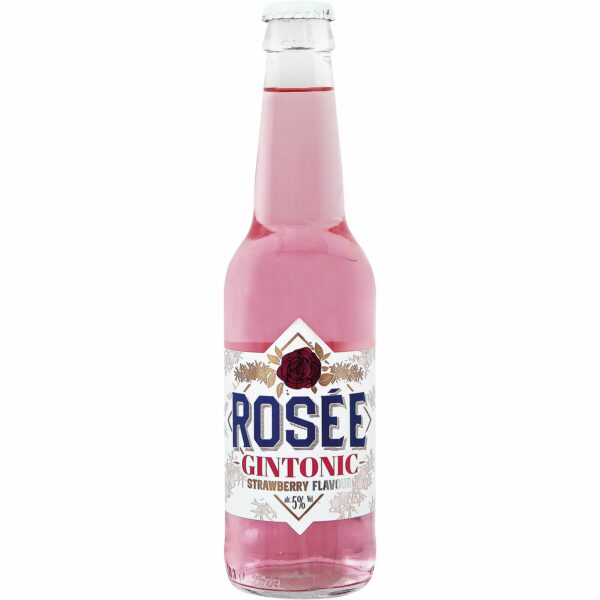 ROSEE Gin Fresa Tonic Botella 0,33 L
