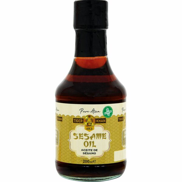 TIGER KHAN Aceite de Sésamo Botella 200 ml