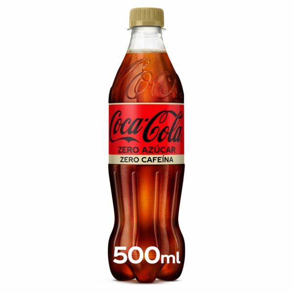COCA-COLA Refresco Cola Zero Zero Pet 0,5 L